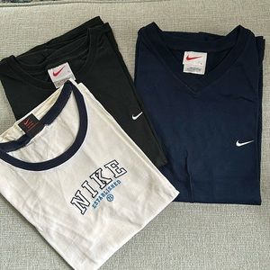 Nike t-shirts, large, lot of three